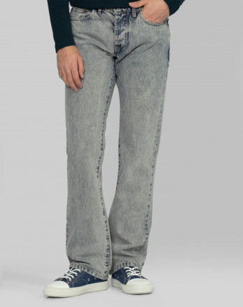 خرید و قیمت شلوار جین ساده بوت کات مردانه آبی روشن 22324610