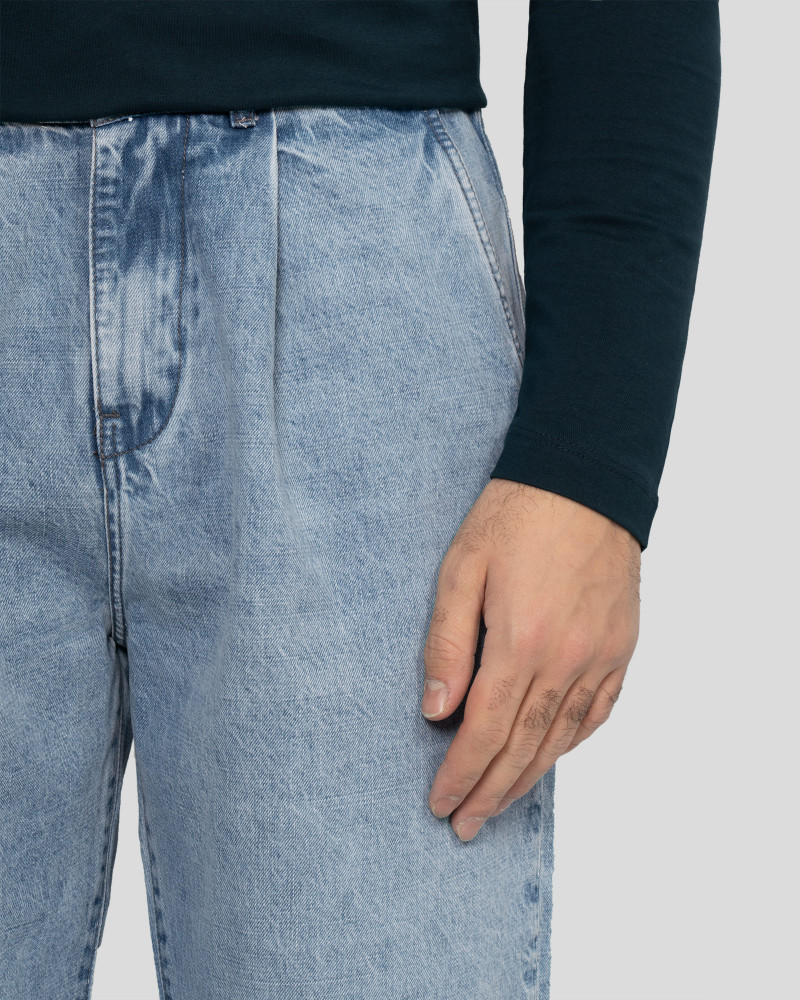 خرید و قیمت شلوار جین مام استایل مردانه آبی روشن 22324593