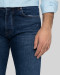 خرید شلوار جین جذب ساده مردانه سرمه ای 22311321