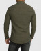 پیراهن مردانه آستین بلند جین ساده سبز 22474157