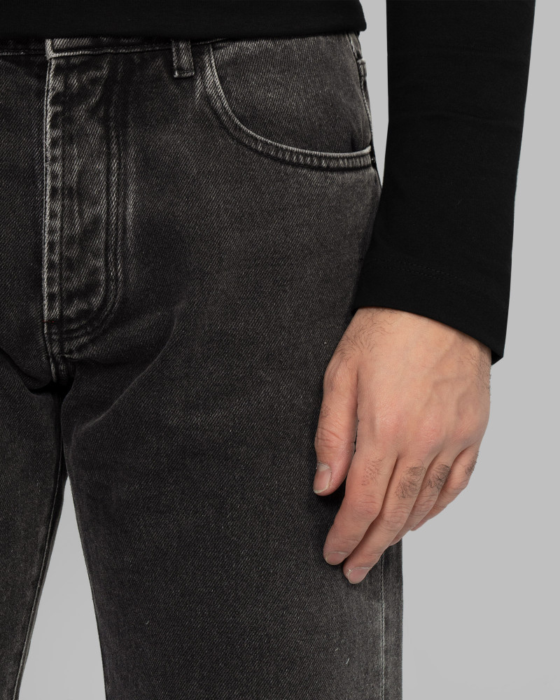 خرید و قیمت شلوار جین راسته (استریت فیت ) مردانه ذغالی 22324613