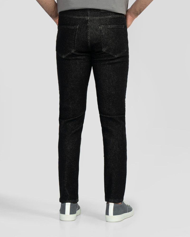 خرید و قیمت شلوار جین ساده اسکینی مردانه ذغالی 22310241