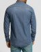 پیراهن مردانه آستین بلند جین ساده آبی 21474144