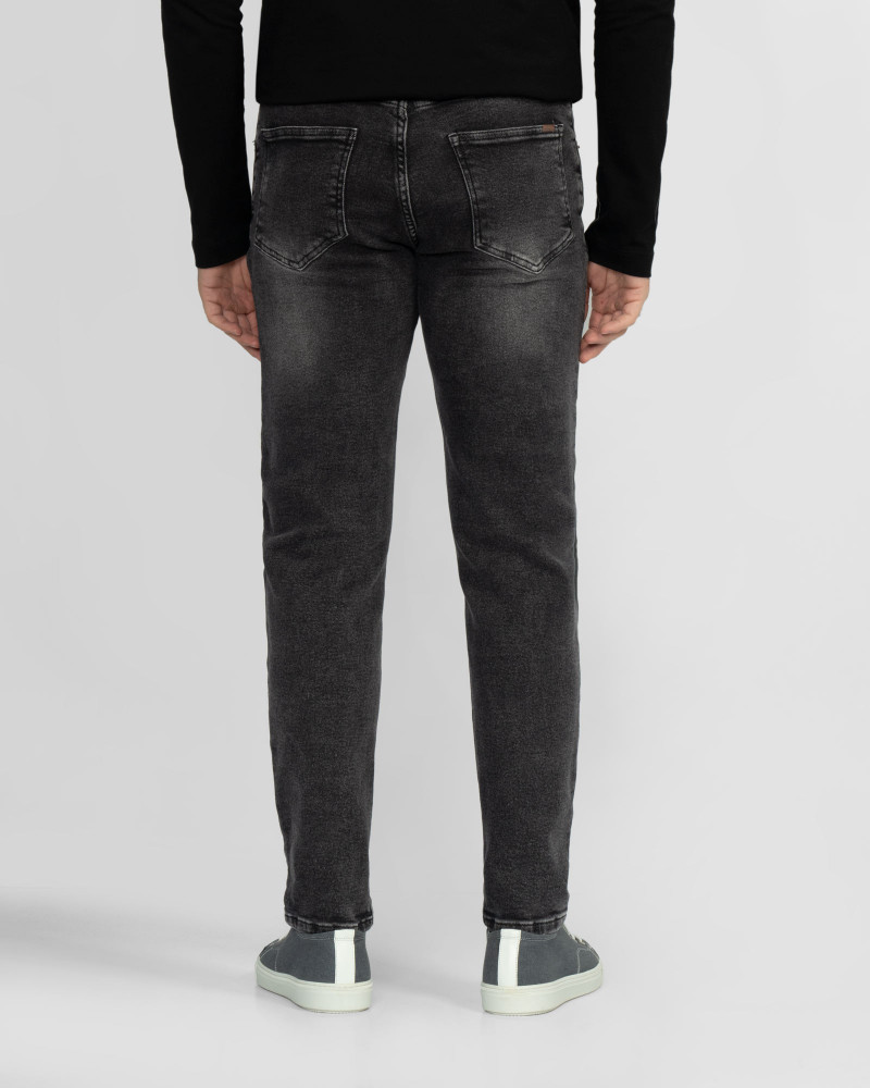 خرید و قیمت شلوار جین ساده اسکینی مردانه مشکی 22310240