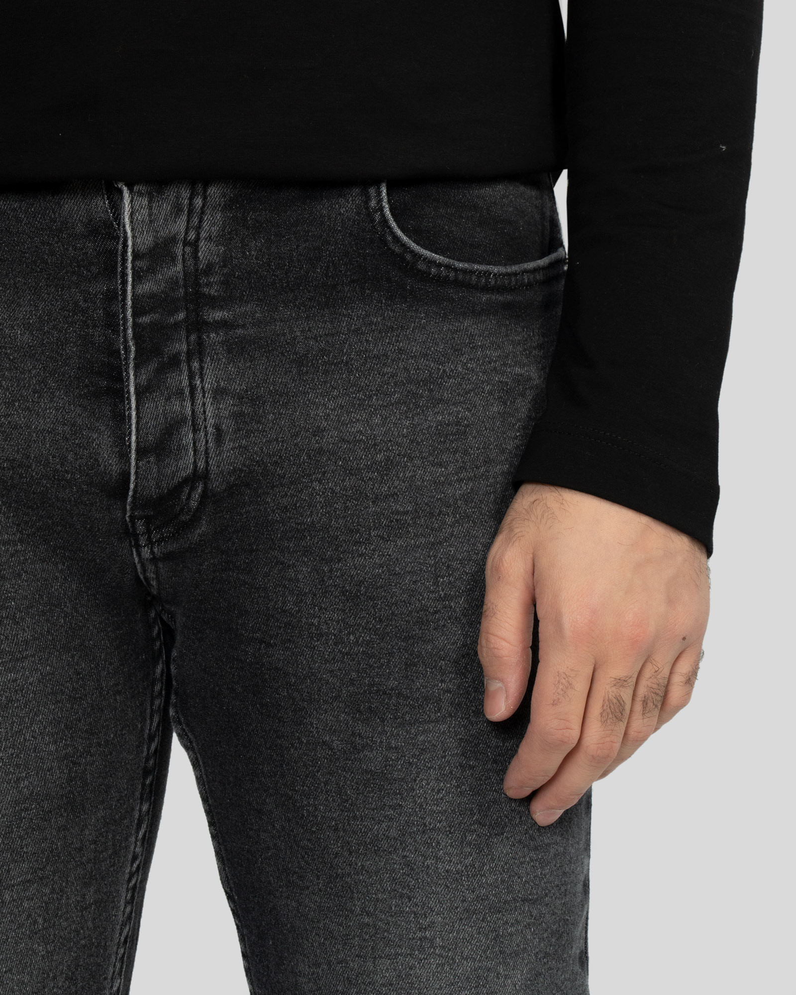 خرید و قیمت شلوار جین ساده اسکینی مردانه مشکی 22310240