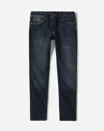 خرید و قیمت شلوار جین زاپدار اسکینی مردانه سرمه ای 22310249