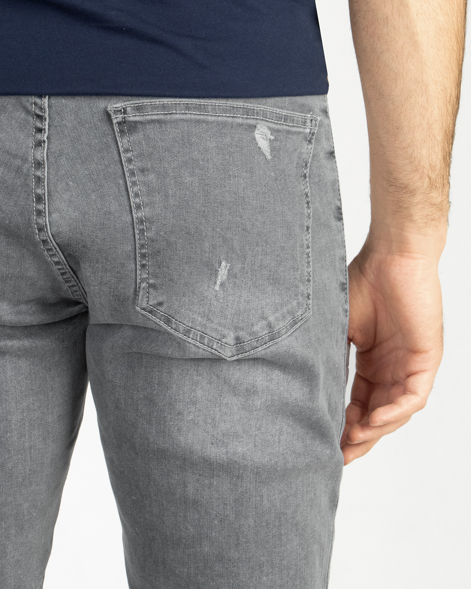 شلوار جین خیلی جذب کشی  خاکستری 20410134