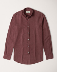 پیراهن پشمی مردانه زرشکی 20252144