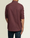 پیراهن پشمی مردانه زرشکی 20252144