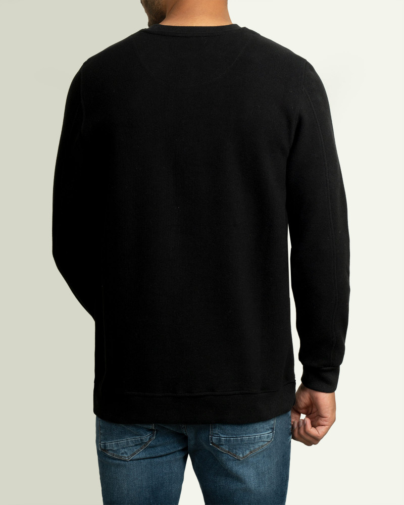 پلیور دورس یقه گرد مشکی 21257138