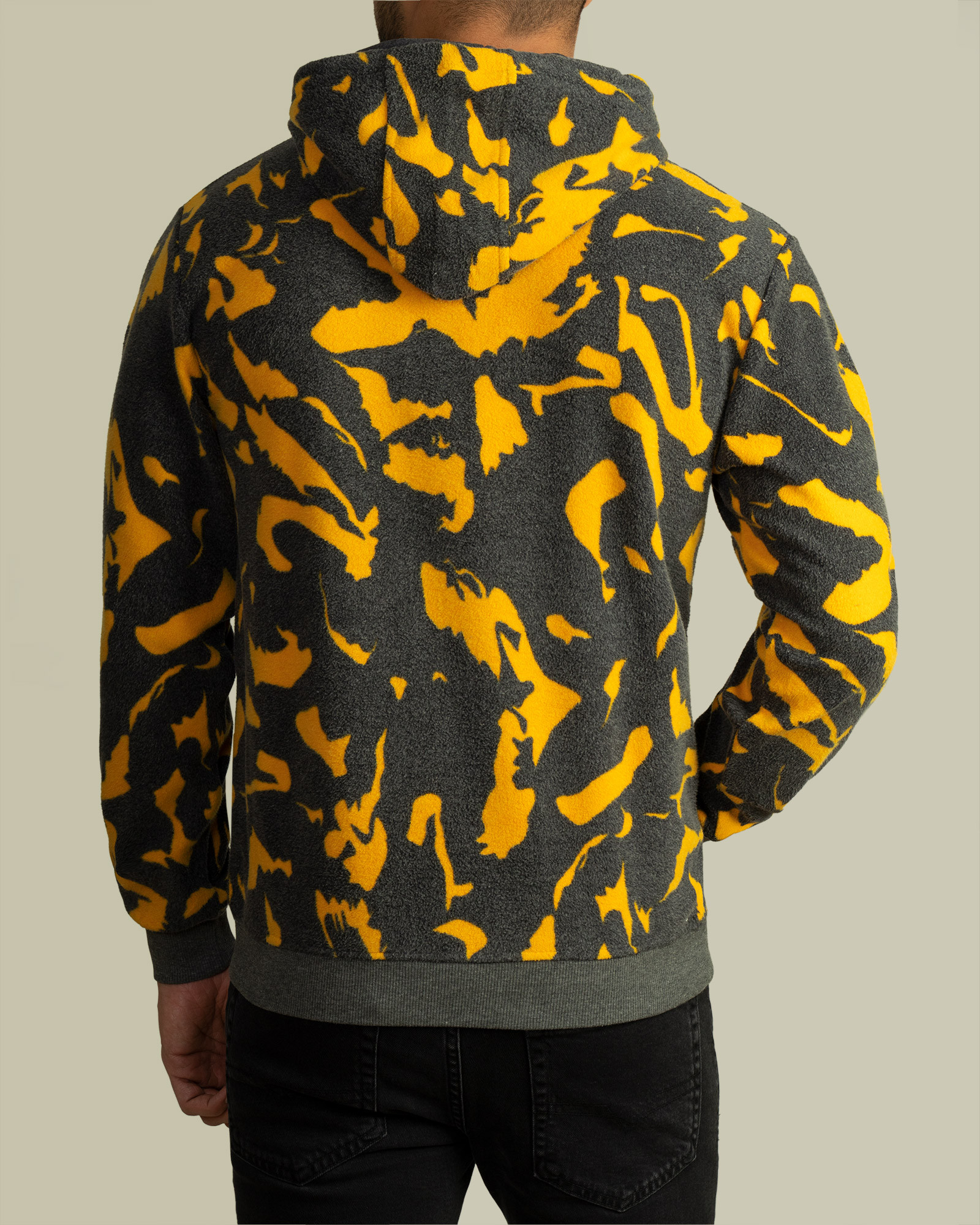 هودی مردانه زرد 21371160