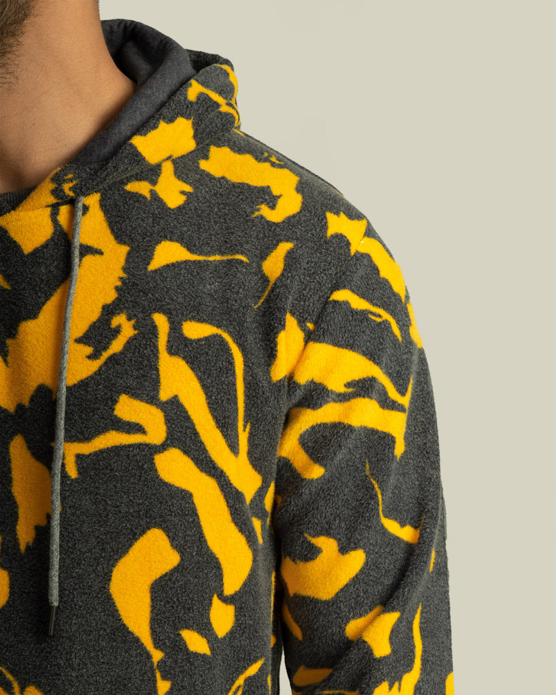 هودی مردانه زرد 21371160