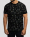 تیشرت مردانه طرحدار آستین کوتاه یقه گرد مشکی 22196372