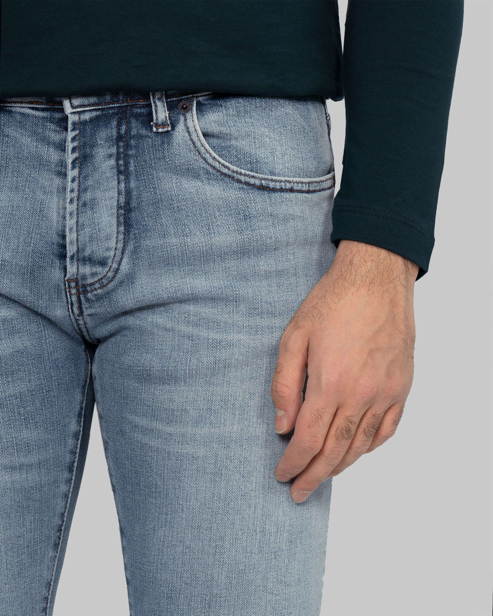 شلوار جین ساده اسلیم مردانه شلوار 22311327