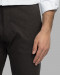شلوار پارچه ای ساده ذغالی مردانه 22461111