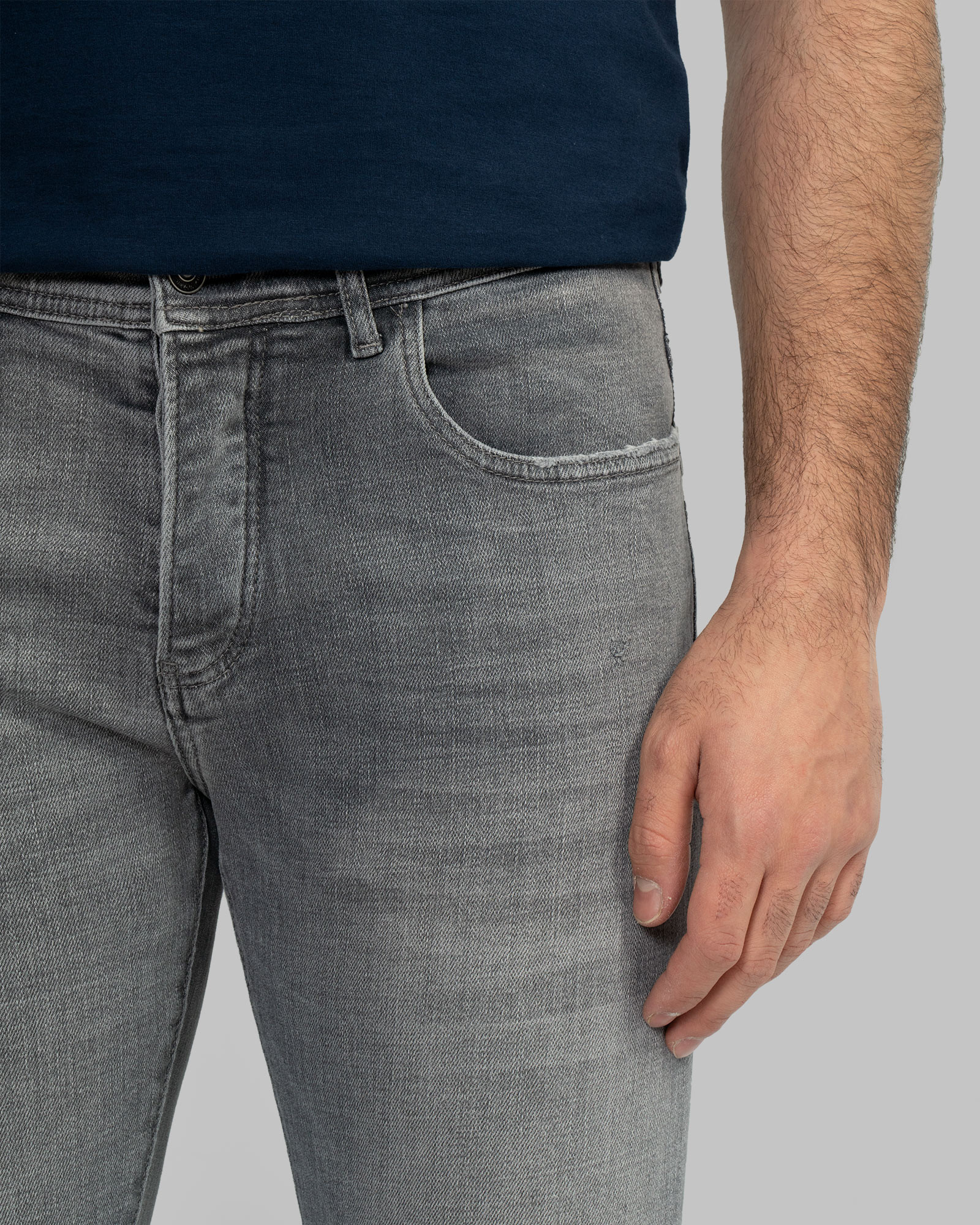 خرید و قیمت شلوار جین ساده اسکینی مردانه خاکستری 22410255