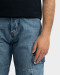 شلوار جین ساده cargo مردانه آبی 22412170