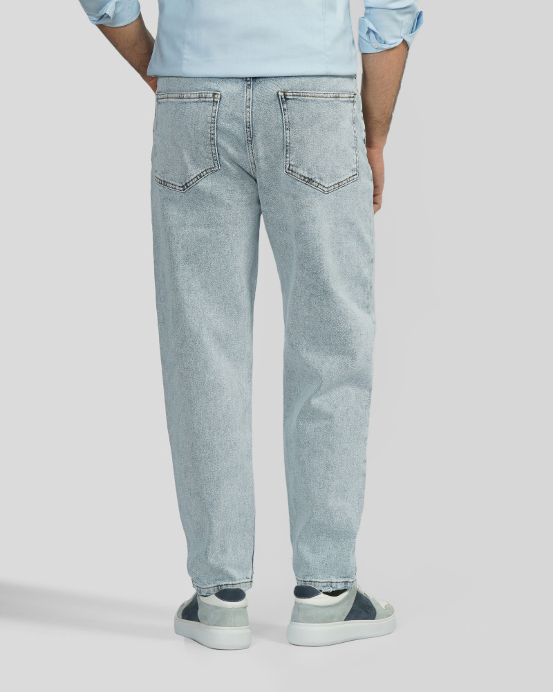 شلوار جین استریت فیت (Straight fit) ساده مردانه آبی روشن 23324699