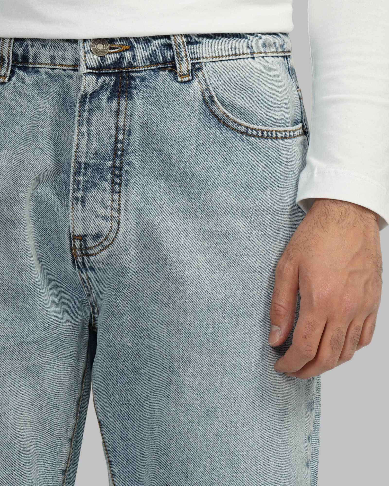 خرید و قیمت شلوار جین مردانه Essentials ساده آبی روشن 23224694