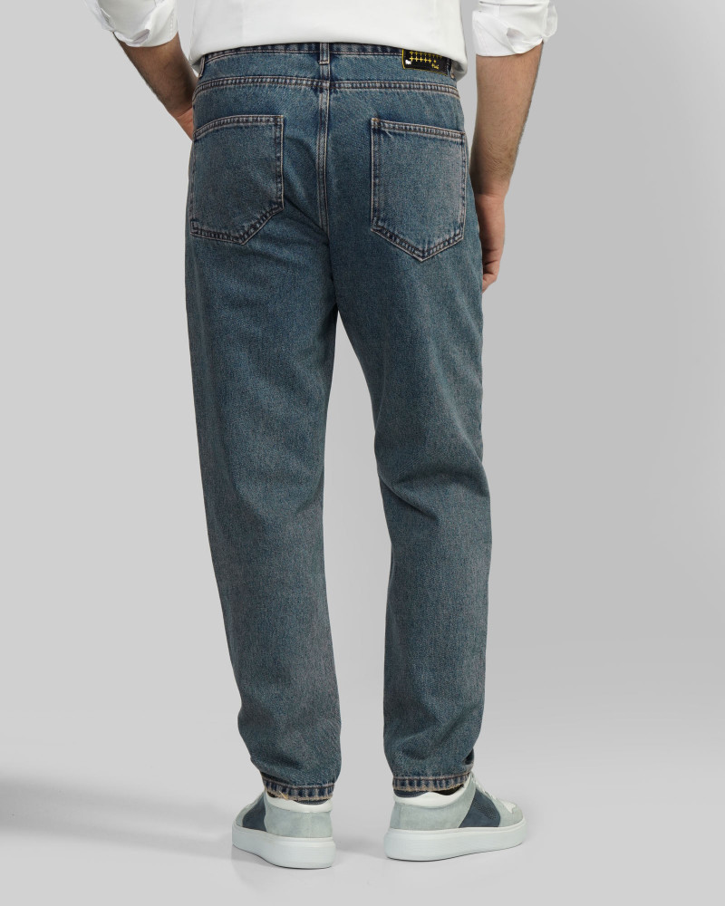 خرید و قیمت شلوار جین استریت استایل (Street Style) ساده مردانه آبی تیره 23224692