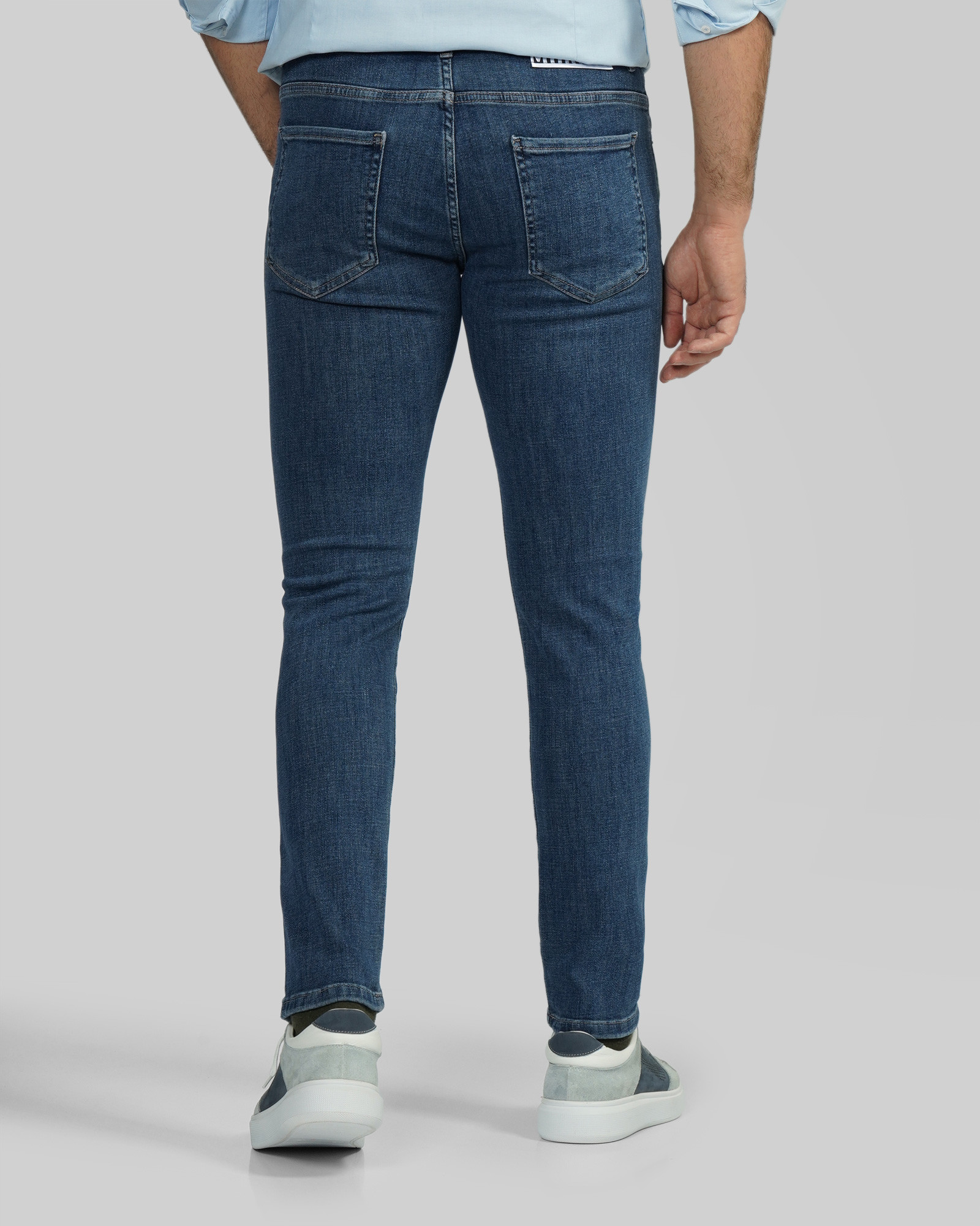 خرید و قیمت شلوار جین اسکینی (skinny) ساده مردانه آبی 23310268