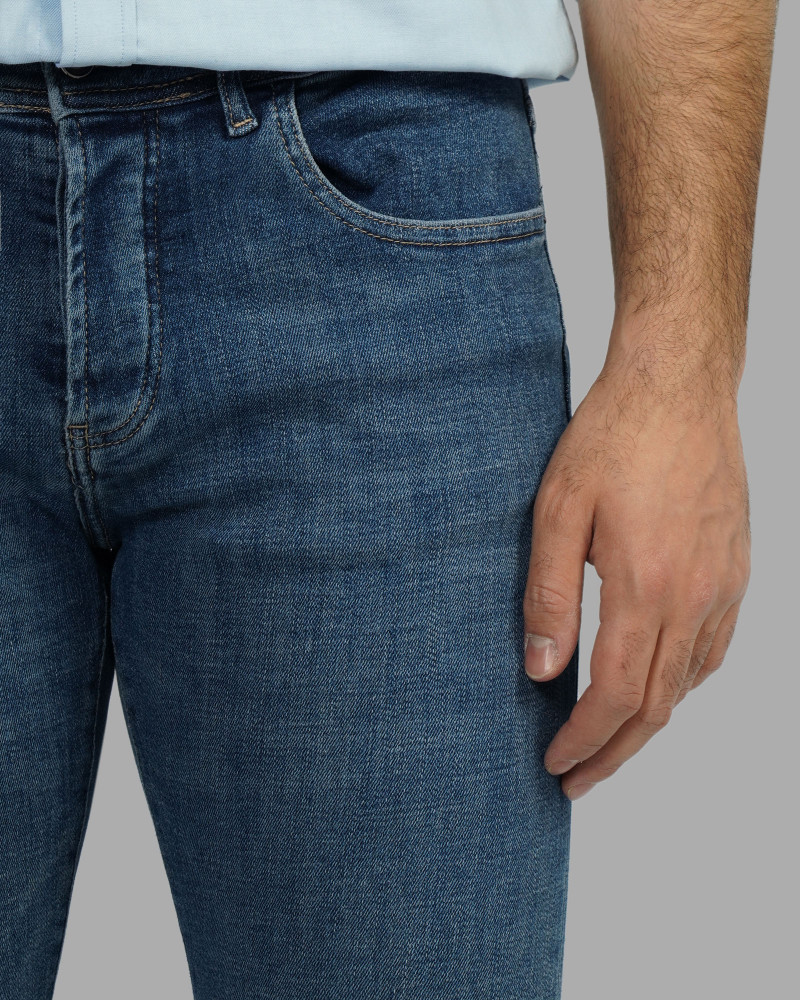 خرید و قیمت شلوار جین اسکینی (skinny) ساده مردانه آبی 23310268