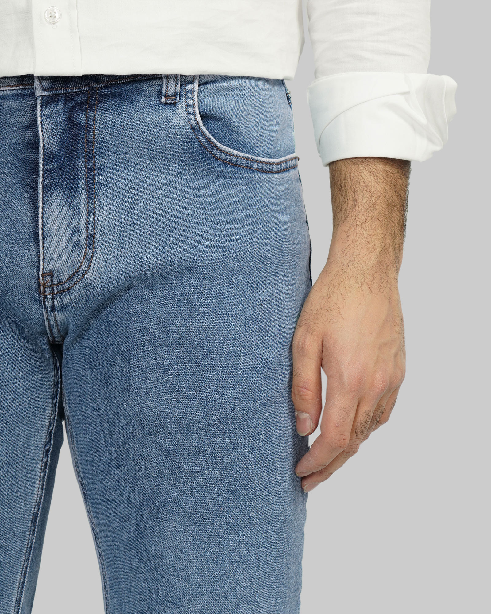 خرید و قیمت شلوار جین رگولار ساده مردانه آبی 23312692