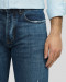 شلوار جین اسلیم زاپ دار مردانه آبی 23311392