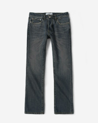 شلوار جین بوت کات (Boot cut) ساده مردانه سرمه ای روشن 23324713