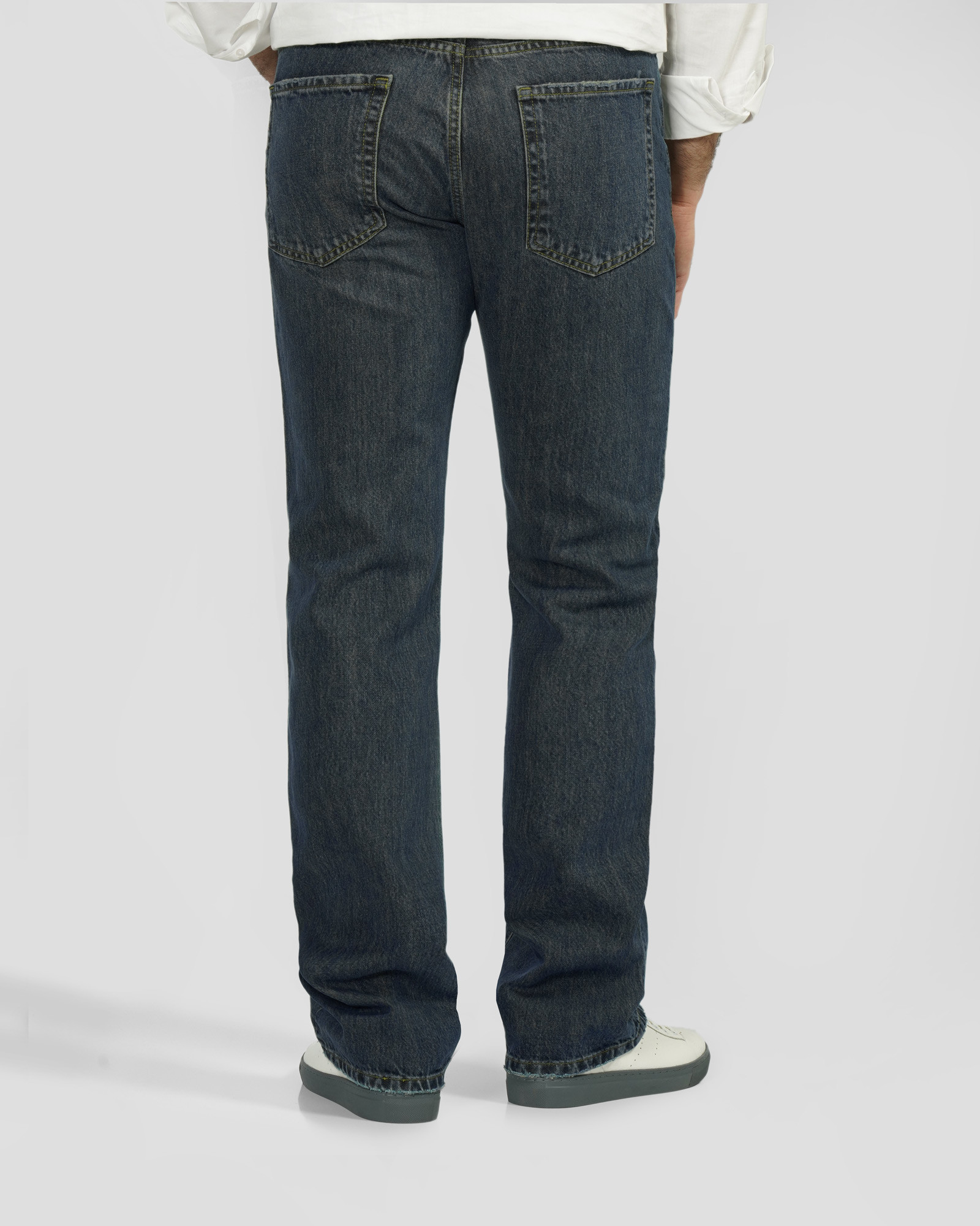 شلوار جین بوت کات (Boot cut) ساده مردانه سرمه ای روشن 23324713