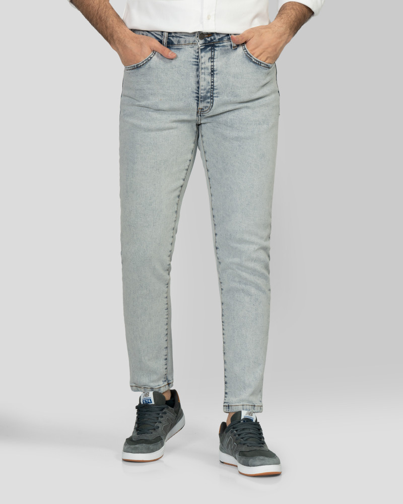 خرید و قیمت شلوار جین اسکینی (skinny) ساده مردانه آبی روشن 23210265