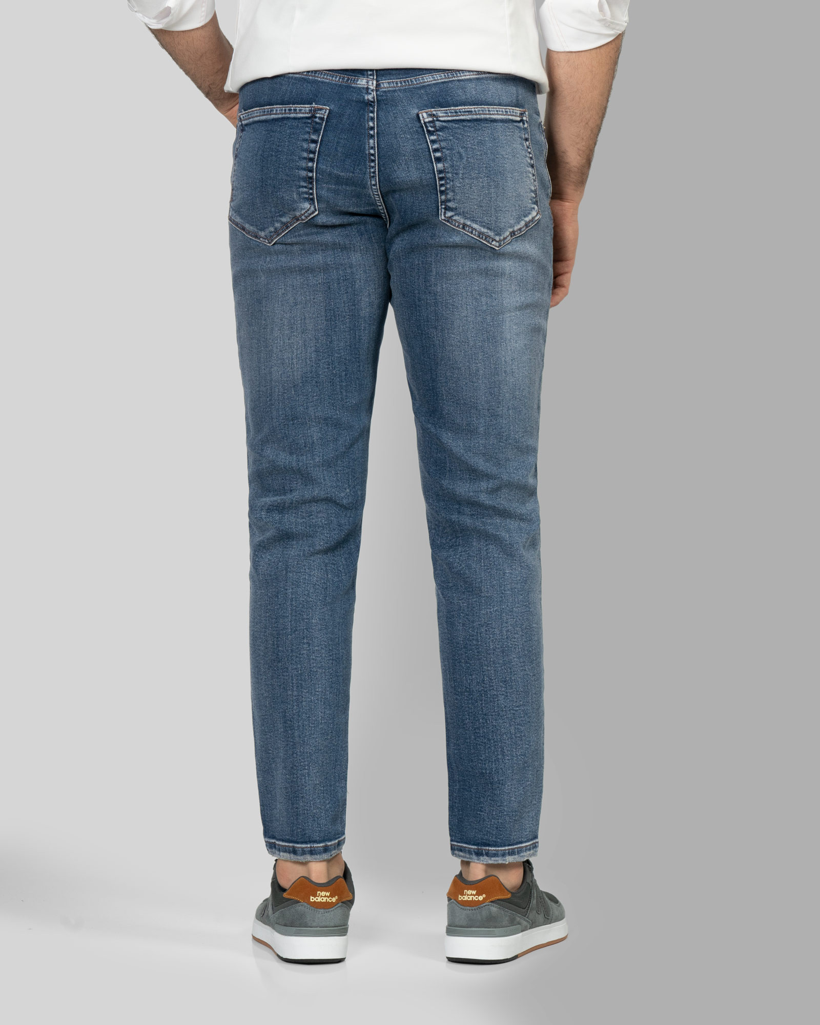 خرید و قیمت شلوار جین اسکینی (skinny) ساده مردانه آبی تیره  23410272