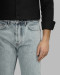 شلوار جین مام استایل (Mom Style) ساده مردانه آبی روشن 23424748