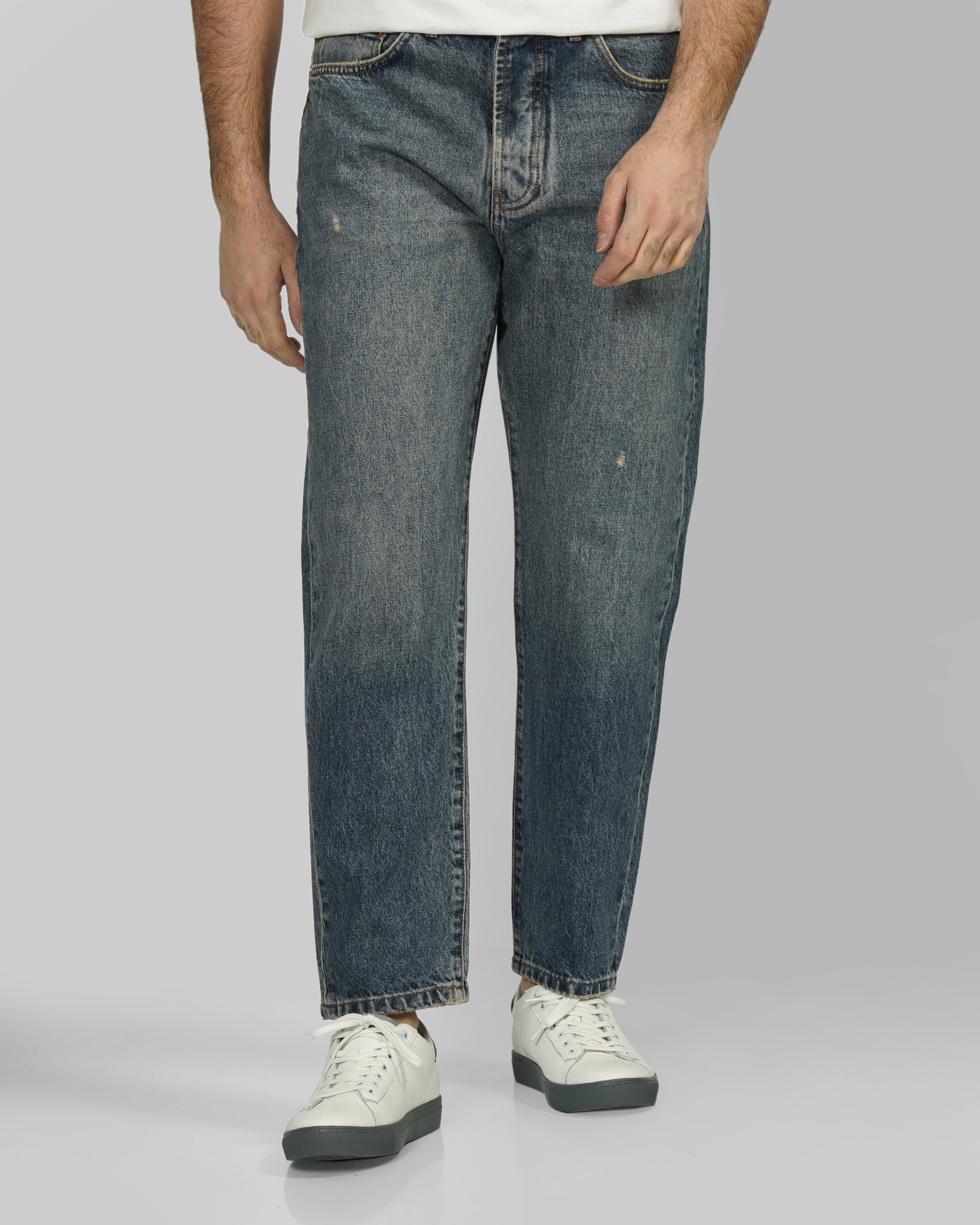 خرید و قیمت شلوار جین استریت استایل (Street Style) زاپ دار مردانه آبی 23412224