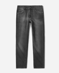 خرید و قیمت شلوار جین استریت فیت (Straight fit) ساده مردانه دودی 24124766
