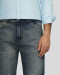 شلوار جین استریت فیت (Straight fit) ساده مردانه آبی تیره 24124770