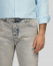 شلوار جین استریت استایل (Street Style) ساده مردانه آبی روشن 24112230