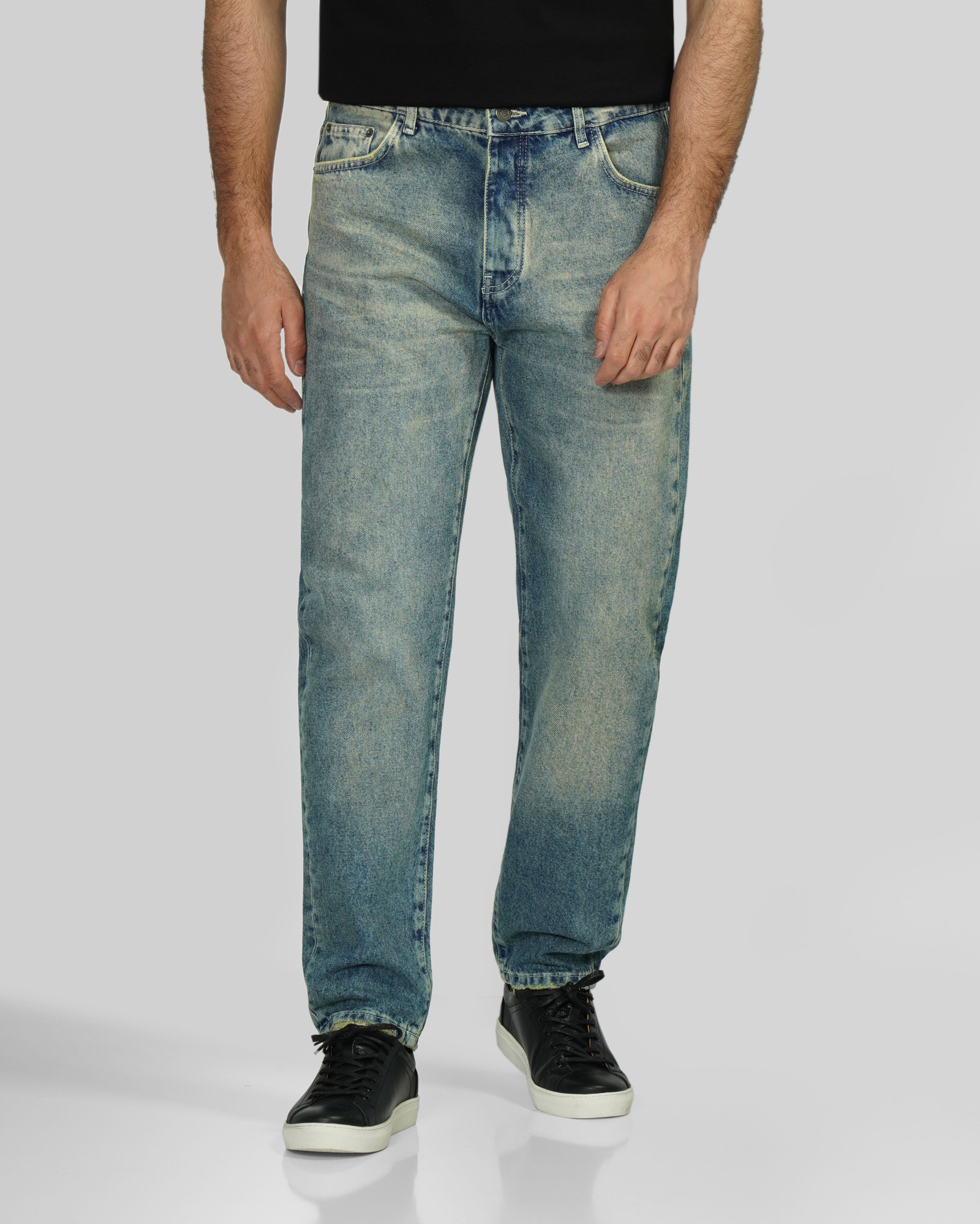 خرید و قیمت شلوار جین استریت استایل (Street Style) ساده مردانه آبی 24112230