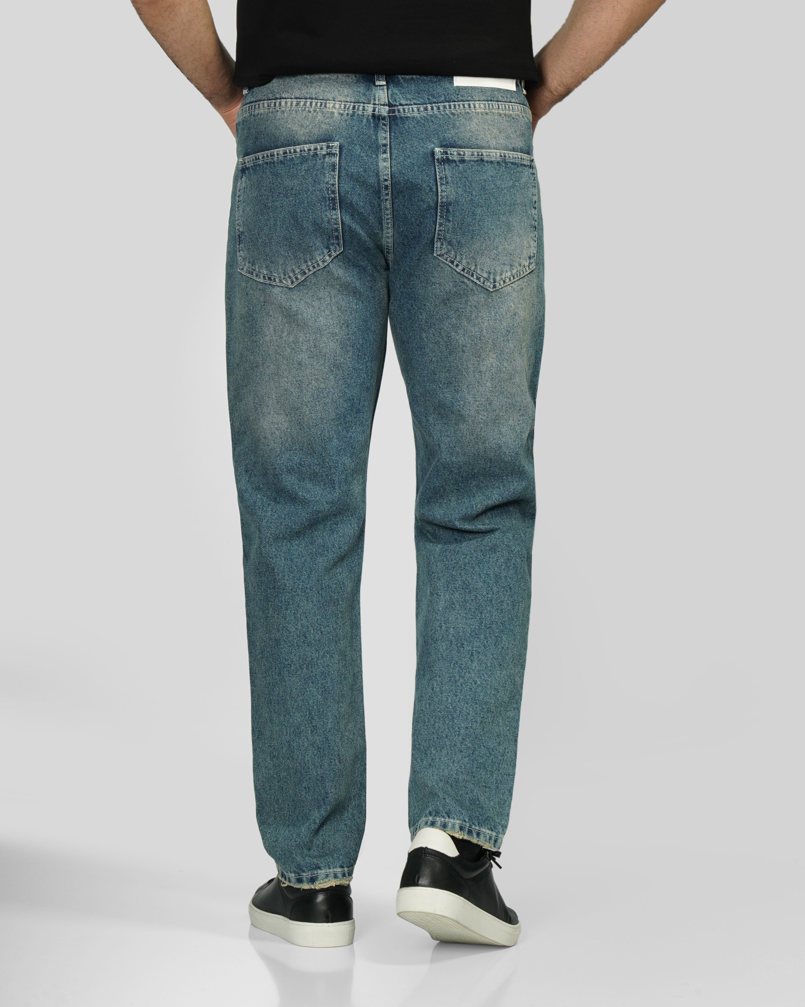 خرید و قیمت شلوار جین استریت استایل (Street Style) ساده مردانه آبی 24112230