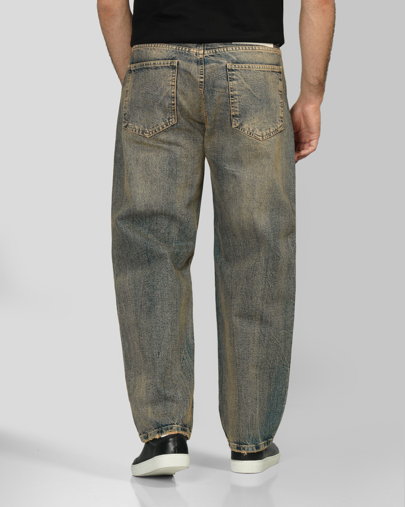 خرید و قیمت شلوار جین استریت فیت (Straight fit) ساده مردانه آبی 24124758