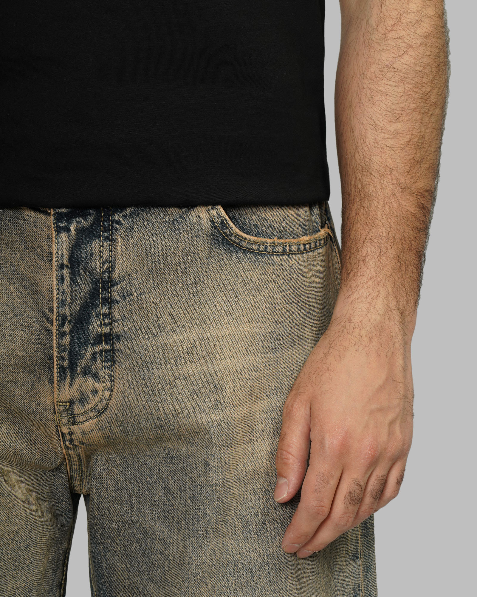 خرید و قیمت شلوار جین استریت فیت (Straight fit) ساده مردانه آبی 24124758