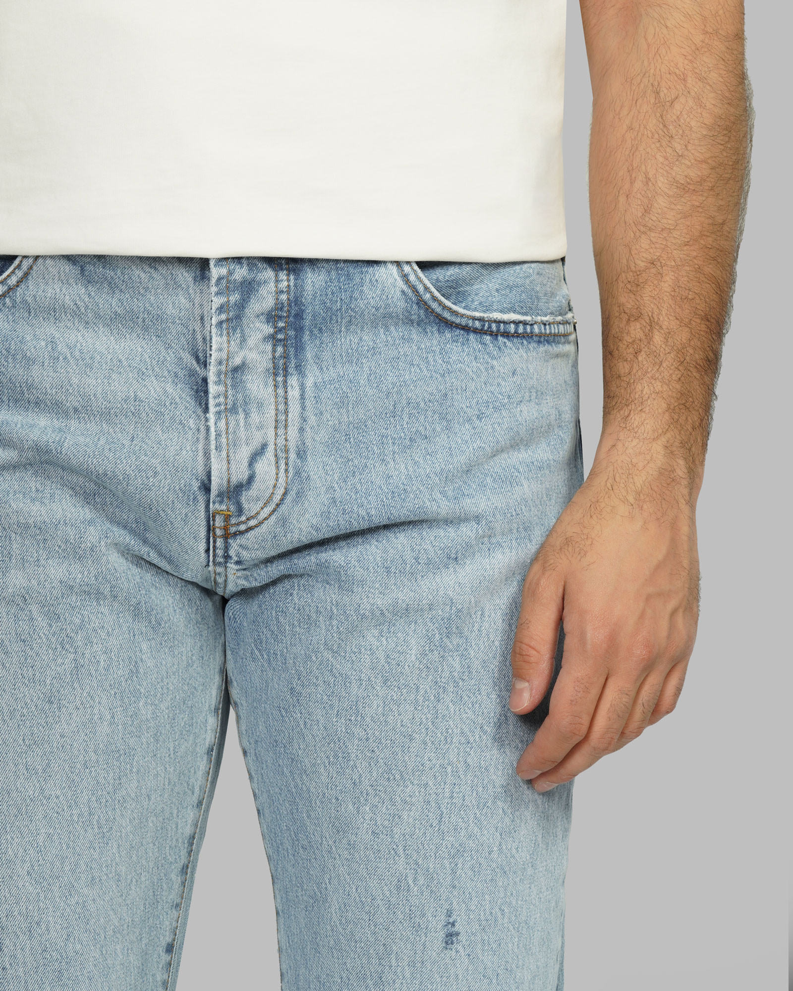 خرید و قیمت شلوار جین رگولار (Relax vintage) زاپ دار مردانه آبی روشن 24112237