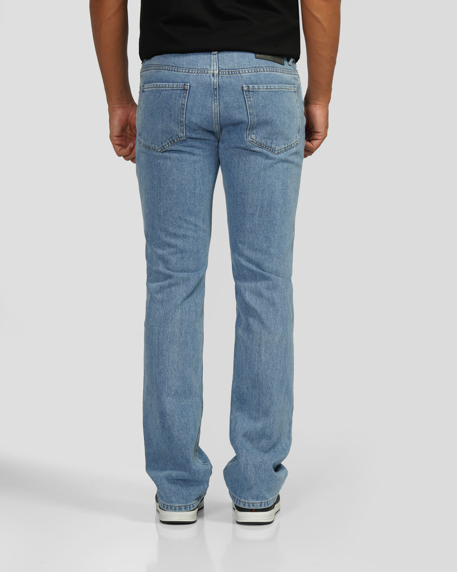 شلوار جین بوت کات (Boot cut) ساده مردانه آبی روشن 22324609