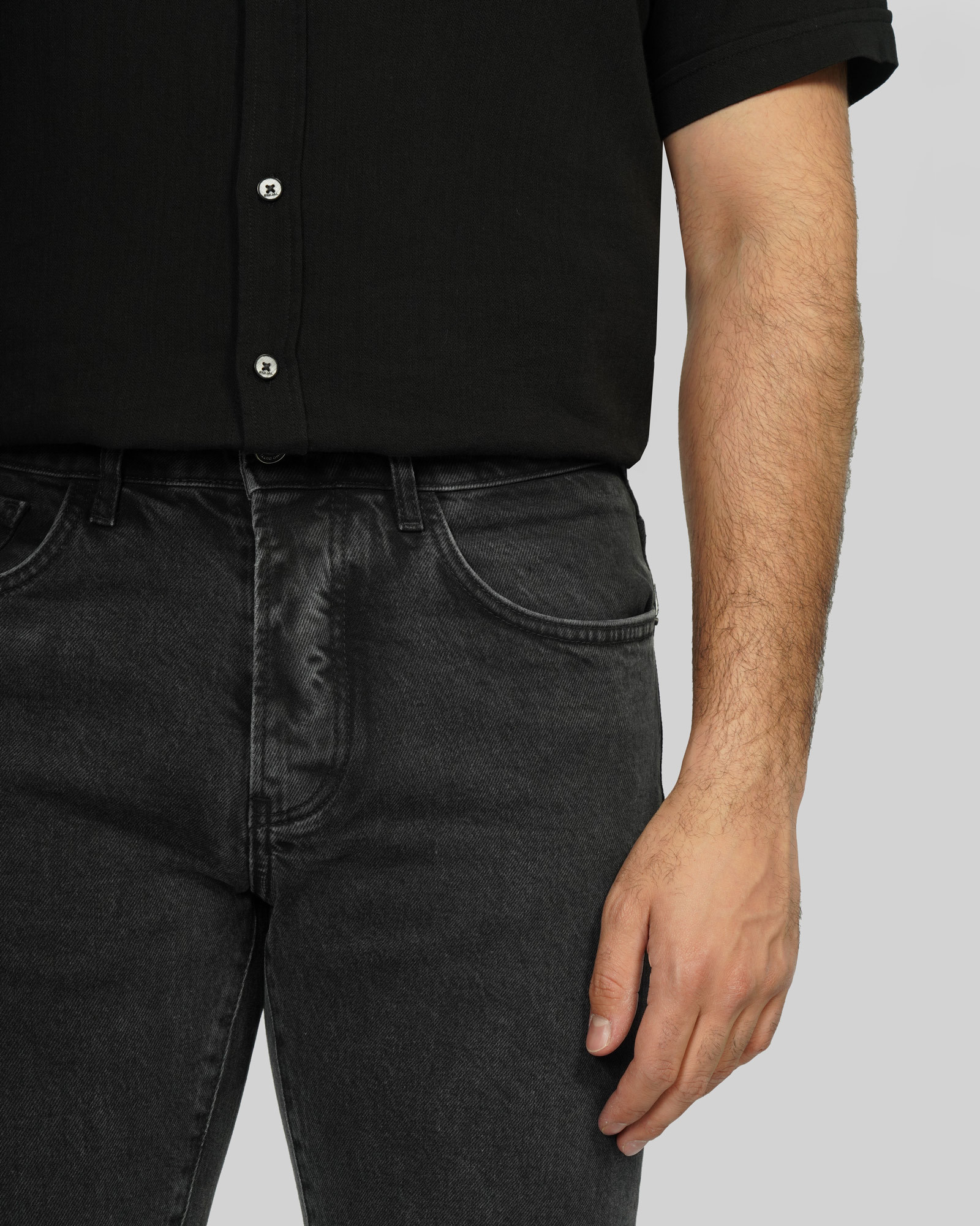 خرید و قیمت شلوار جین مینی (Mini) ساده مردانه دودی 24124779