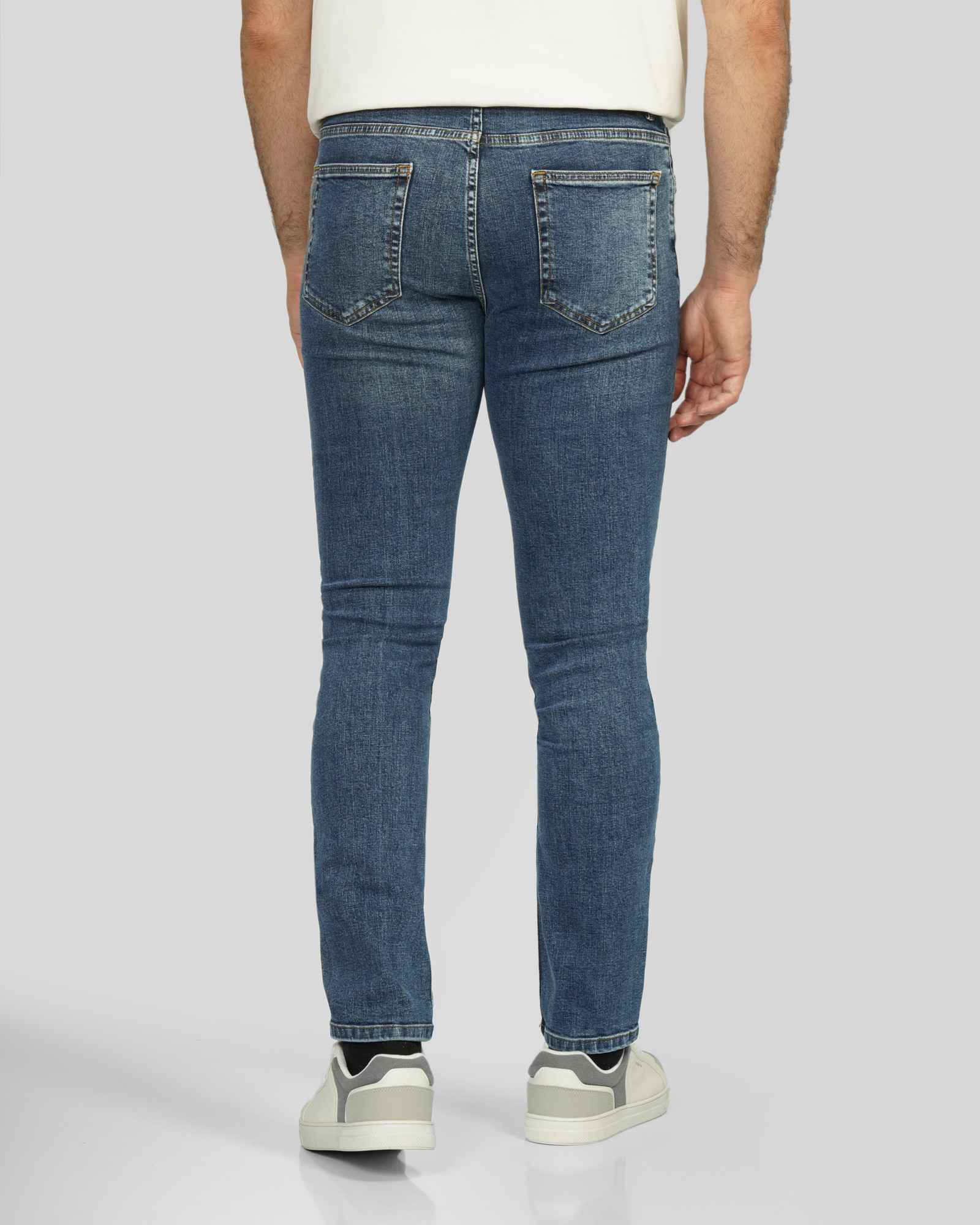 خرید و قیمت شلوار جین اسکینی (skinny) ساده مردانه آبی 24110277