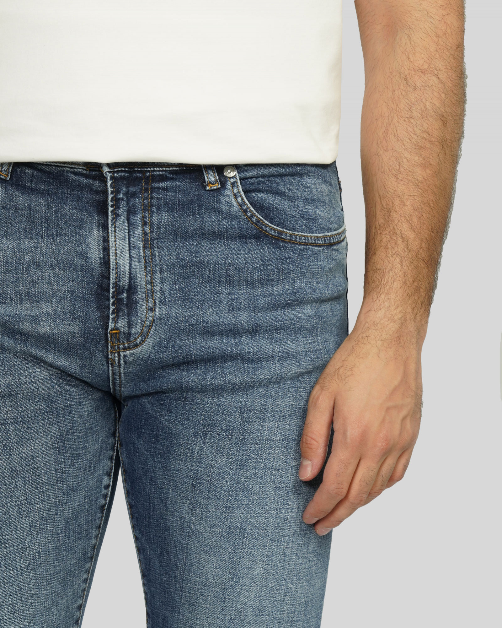 خرید و قیمت شلوار جین اسکینی (skinny) ساده مردانه آبی 24110277
