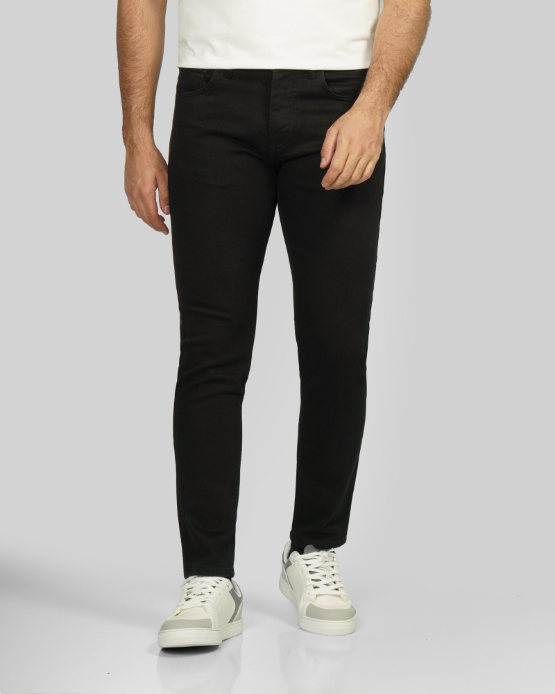 خرید و قیمت شلوار جین اسکینی (skinny) ساده مردانه مشکی 24110278
