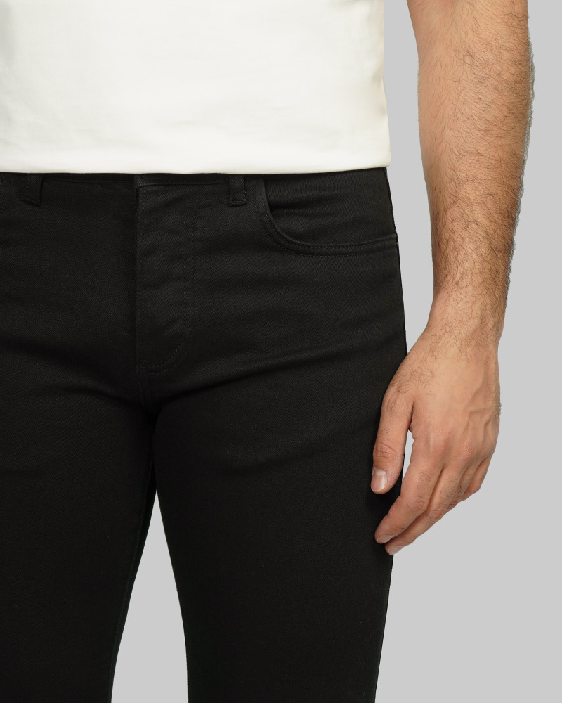 خرید و قیمت شلوار جین اسکینی (skinny) ساده مردانه مشکی 24110278