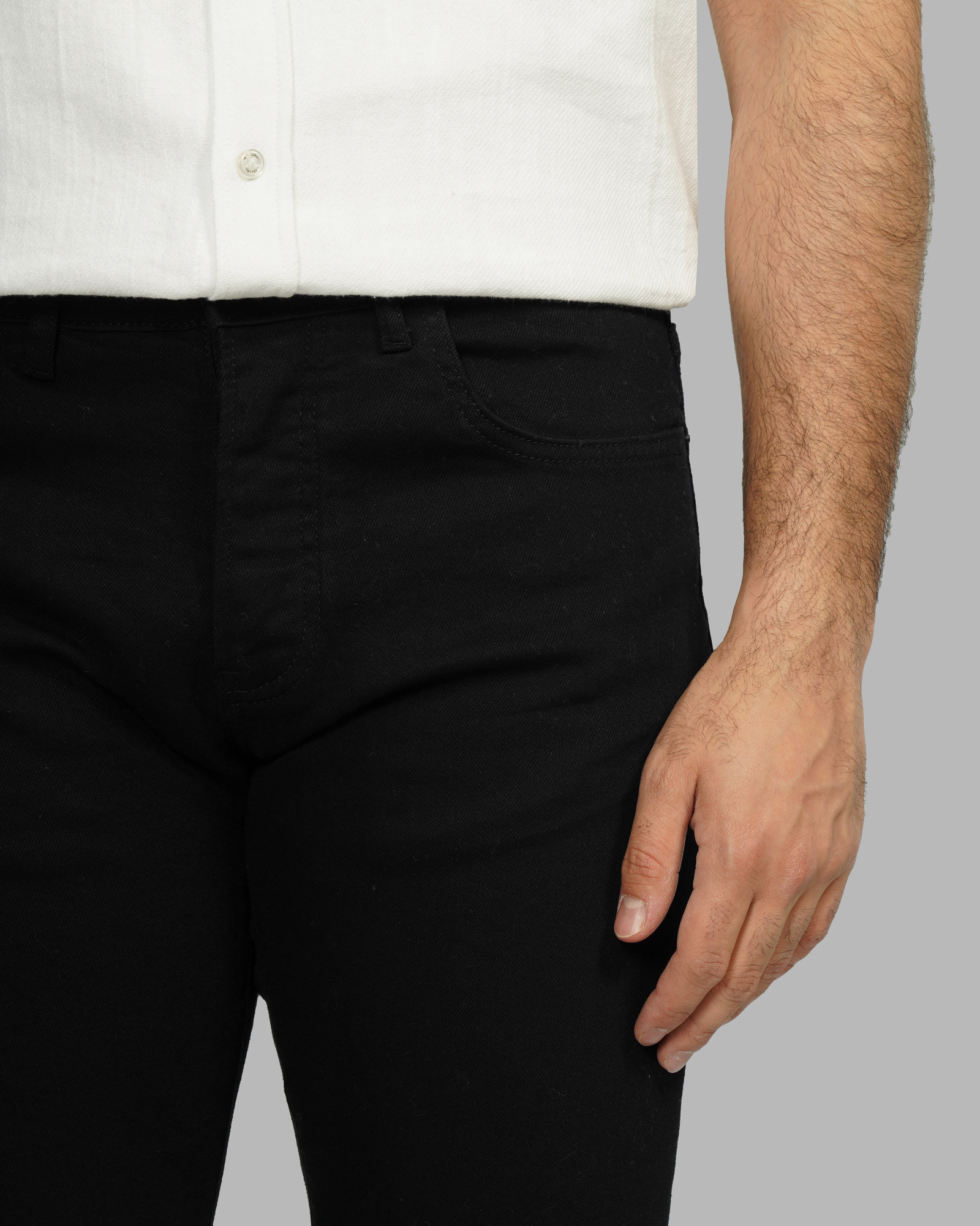 خرید و قیمت شلوار جین مینی (Mini) ساده مردانه مشکی 24124781