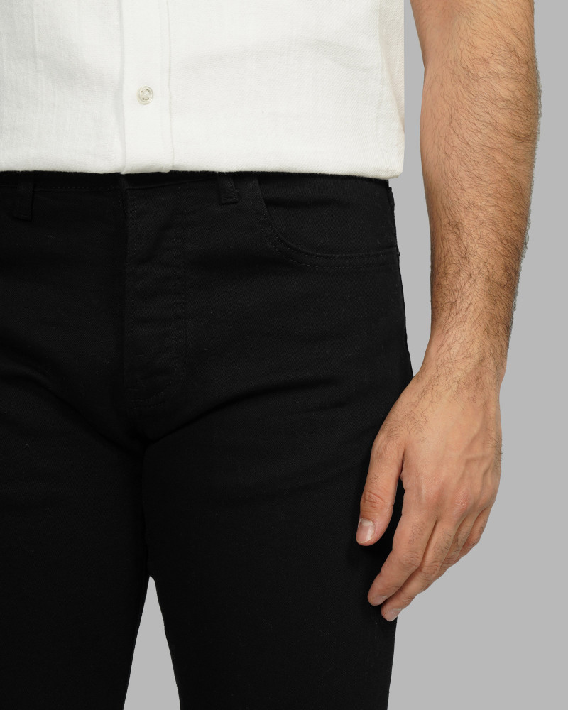 خرید و قیمت شلوار جین مینی (Mini) ساده مردانه مشکی 24124781
